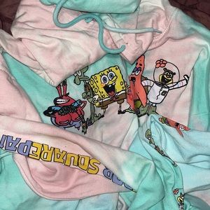 spongeBob tye dye hoodie❤️